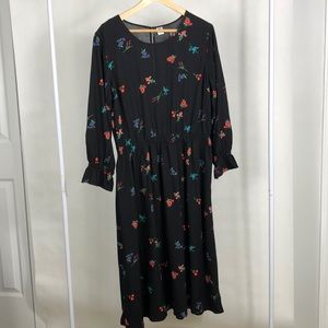 Brand new - old navy black floral dress